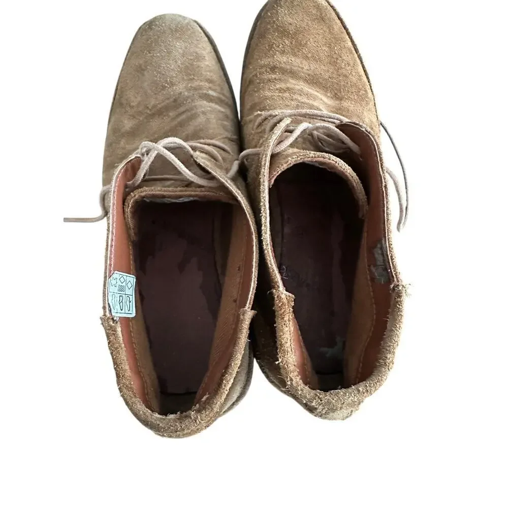 Romeo Pacini Hack Brown Leather Chukka Boots sz 9